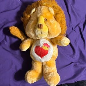 Vintage 80’s Braveheart Lion Care Bear Cousin